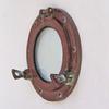 al48591b Porthole Glass Aluminum Antique