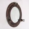 al4870b Porthole Mirror Aluminum Antique