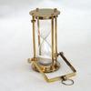 br4863b Brass, Glass, Sand Timer Hourglass