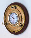 br48740 Port Hole Clock Rope Wooden Base