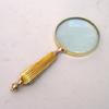 MR4814 Handheld Magnifying 9½"X4"Glass, Brass Handle