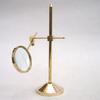 MR4816 Solid brass magnifyer 11X3"2X 3"stand. Ad