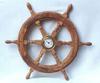 sh4865 Clock Ship Wheel