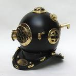 BR52555, Diver Helmet Mark V, Brass & Iron diver helmet, mark v helmet,brass diver helmet, iron diver helmet, diver helmet, helmet, diver, mark V, mark five diver helmet, diver's helmet,iotcarmoury, iotc