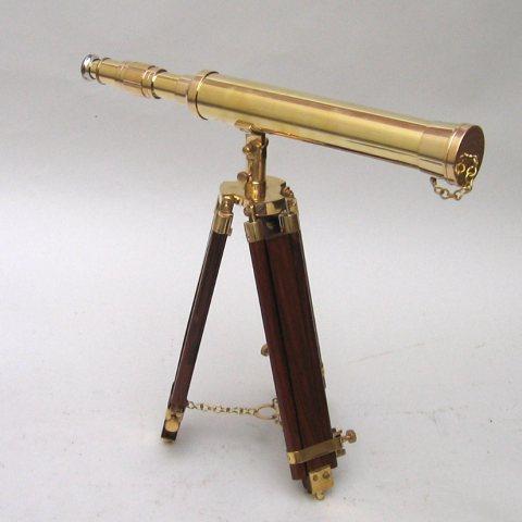 NauticalMart IOTC Brass Pull-Out Telescope 