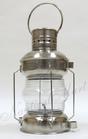 sp1524.Ship's Light, Anchor Lamp, Chrome Iron, With Oil Lamp